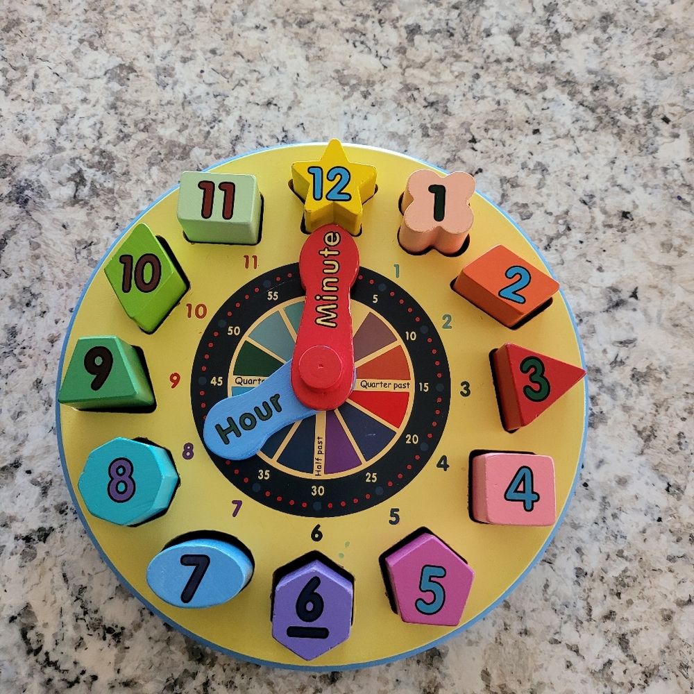 Melissa and doug clock